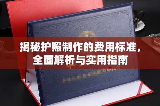 上杭揭秘护照制作的费用标准，全面解析与实用指南